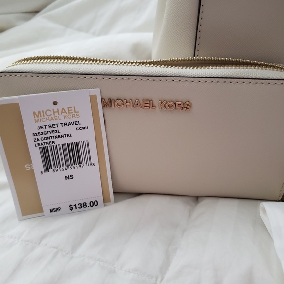 Michael Kors sutton satchel w/ jet set travel wall - Picture 2 of 6